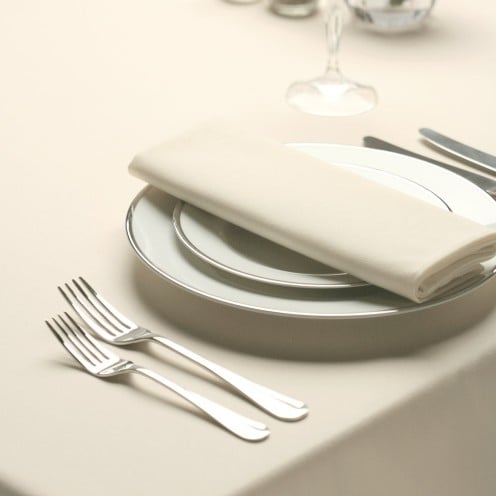 Plain Cotton Feel Bone Napkins