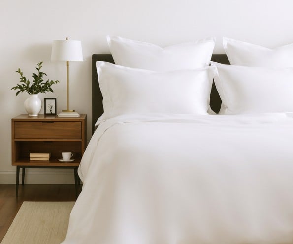 Como 100% Cotton Sateen Pillowcases