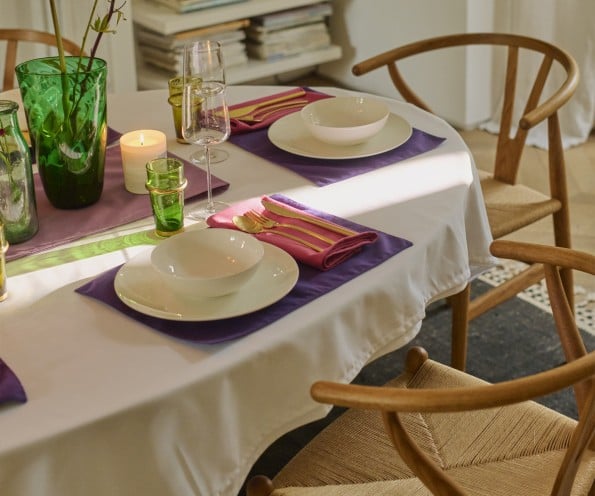 Revolutionary Cotton Feel Amalfi Tablecloths