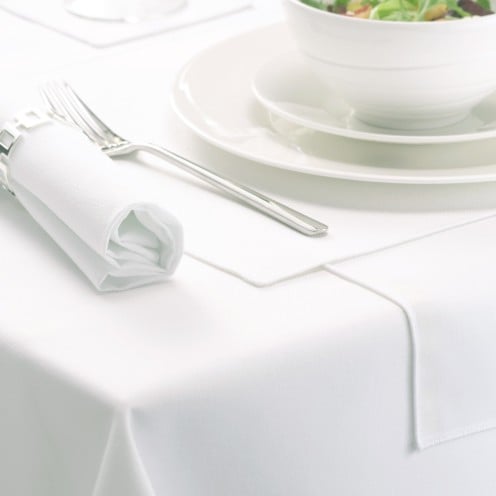 Revolutionary Cotton Feel Amalfi White Napkins