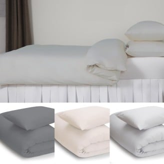 Dyed Polycotton Duvet Covers