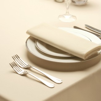 Plain Cream Ivory Tablecloths