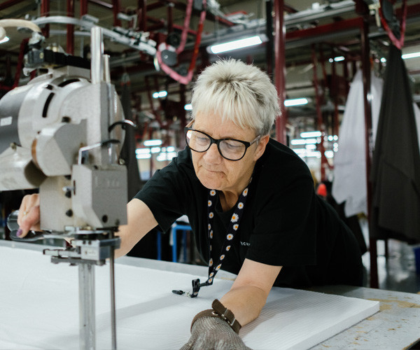 Production at a Richard Haworth partner facility